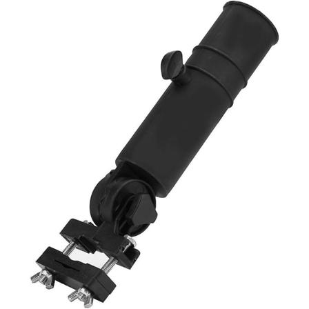 Säädettävä golfkärryn sateenvarjoteline sateenvarjoille golfkärryn kahvoihin, musta