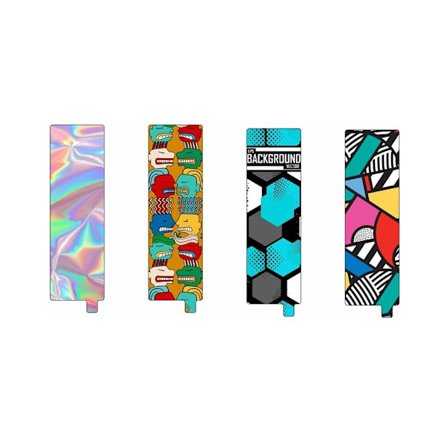 4 stk/sett Fargerike innsatser SET1 SET1