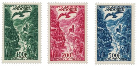 Fransk Andorra 1955 - YT PA 2/4 - Postfrisk