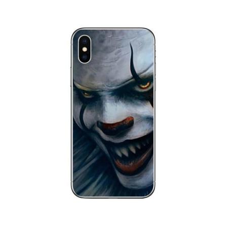 Läskigt Skal Clown From Stephen King's ''it'' Målning Iphone Grey 13 Mini