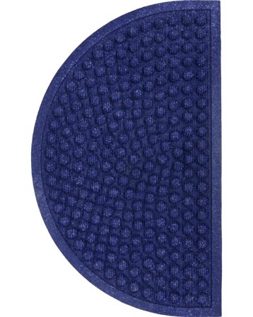 House Doctor Entry Dørmatte Halvrund Blå_45x75