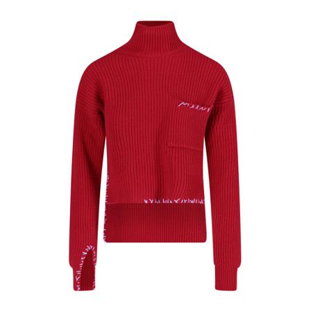 Marni, Turtlenecks Rood, Dames, Maat:S