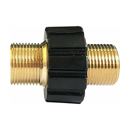 1 Hurtigkobling Slange Adapter, Rengjøringstilbehør, Høytrykks Vannpistol, Høytrykksspyler, M22 x 1.5 Dobbelthode Kompatibel med Karcher, Karcher H