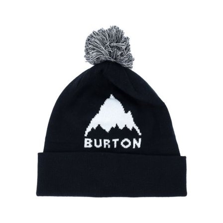 Burton - Svart pom Beanie - Recycled Trope Beanie True Black Pom @ Hatstore