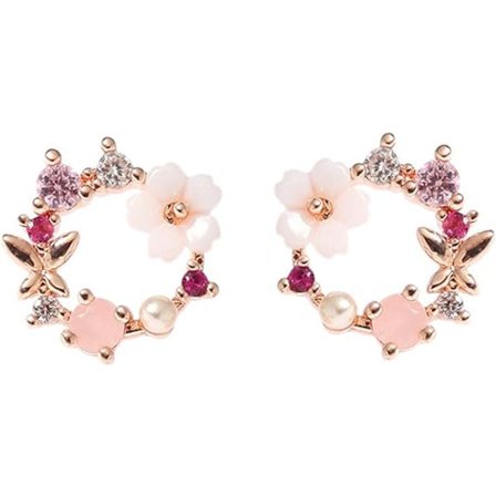 Emaljelakk Kløverblad Klips Øredobber Ikke-piercede Damedel