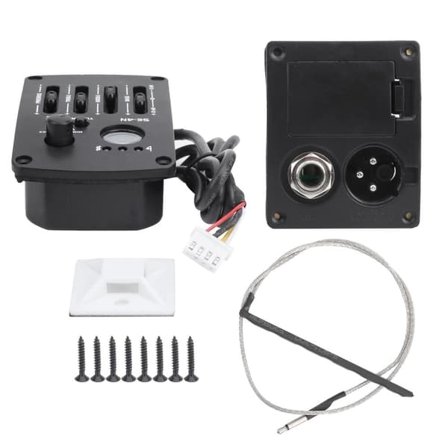 EQ Equalizer Pickup Akustisk gitarr 4-bands förstärkare Musiktillbehör SE‐4N