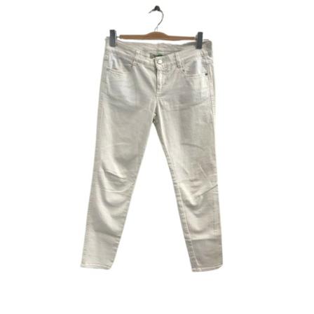 Stella McCartney Pre-owned, Pre-Owned Jeans Wit, Dames, Maat:S,stretch