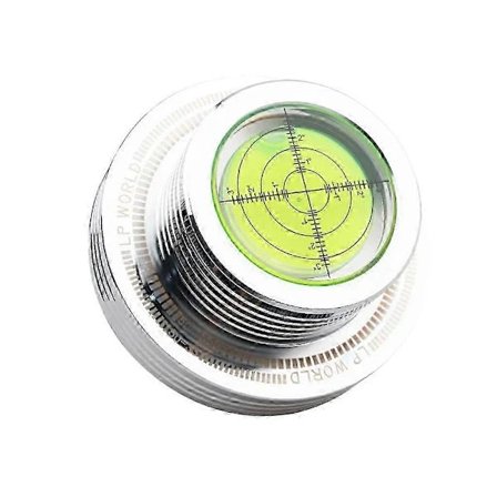 50Hz Varvräknare Skivspelare Vattenpass Skivvikter Skivstabilisator Silver