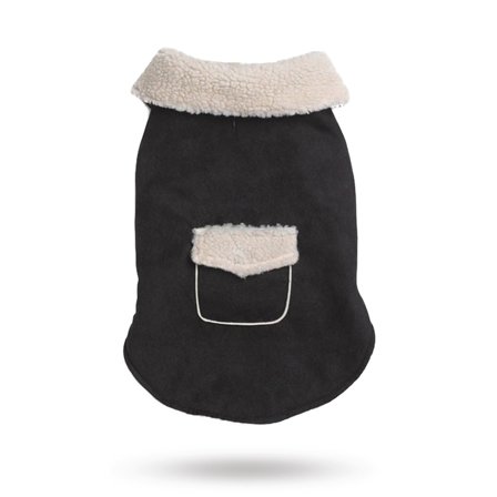 Zack and Zoey - Classic Sherpa Jakke - Svart - Large