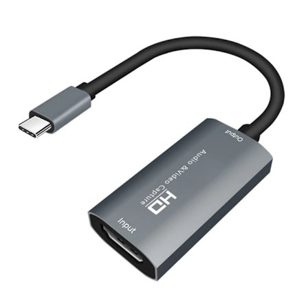 Video opptaker boks bærbar HDMI-kompatibel To Type C 1080p Lyd Undervisning Grabber Video Capture Card