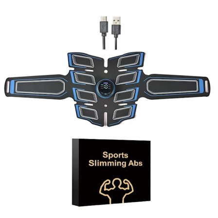 EMS Magmuskelstimulator ABS Fitness Träningsutrustning Maskin Viktminskning Kroppsbantning Hemgym Fitness