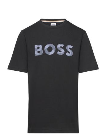 Short Sleeves Tee-Shirt Tops T-Kortærmet Skjorte Black BOSS
