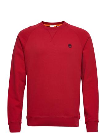 Ls Exeter River Basic Brushed Back Crew Sweatshirt Regular Svetari Collegepaita Punainen Timberland