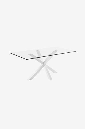 Kave Home - Spisebord Argo 200 cm - Transparent - Spiseborde - Fra Homeroom