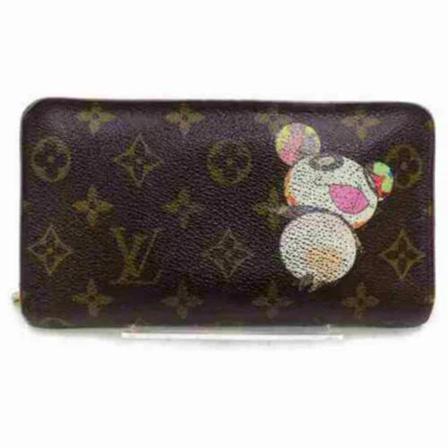 Louis Vuitton Vintage, Pre-owned Fabric wallets Bruin, Dames, Maat:ONE Size