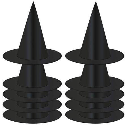 10 stk. Halloween-kostume heksehat Halloween-kostume tilbehør til ferie Halloween-fest