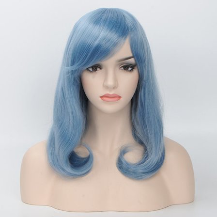 Parykk kvinners skrå smell moteriktig pæreblomst hode Europ