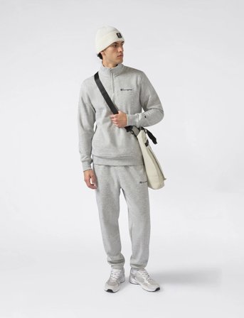 Champion Half Zip Sweatshirt - Grey - L