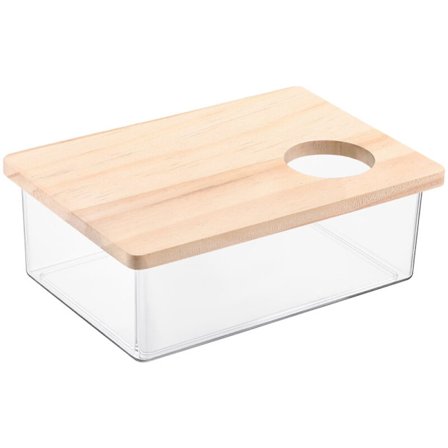 Akryl Sandbad til Hamster, Chinchilla Toilet Badehus, Lille Kæledyrstilbehør