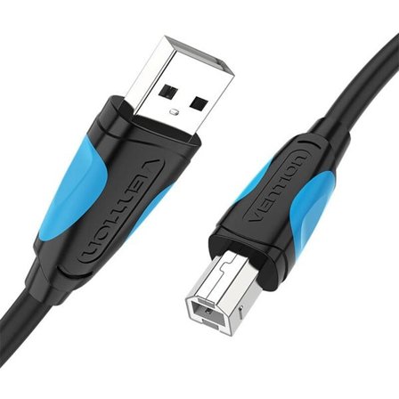 USB 2.0 A til USB-B-skriverkabel Vention VAS-A16-B100 1 m svart