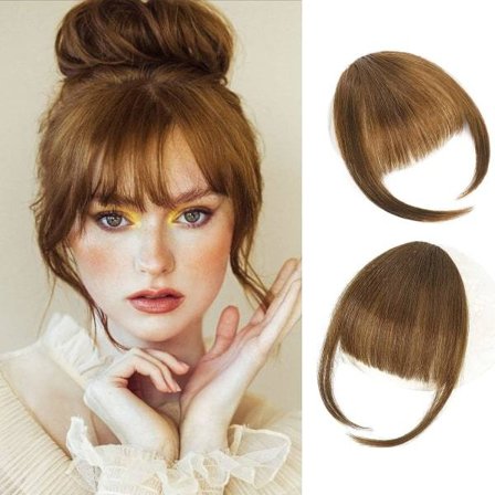 TG Clip-in Lugg 100% Äkta Mänskligt Hår Lugg Clip-in Hårförlängningar