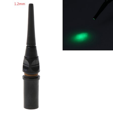 Fiskeflottør for Hode DIY Flottører Grønn Blå Lys Tiltrekningsadapter Kobling 1.5