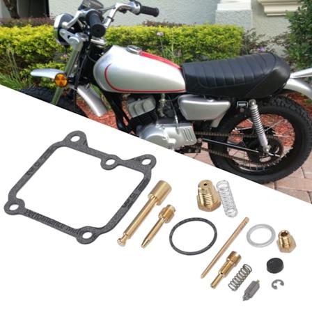 14 osaa Moottoripy r n kaasuttimen korjaus- ja uudistussarja Kumia ja metallia YAMAHA GT80 1974 1980