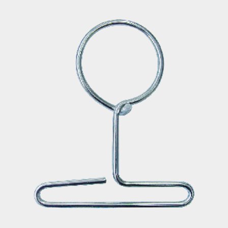 Pierścień cumowniczy / pierścień do pomostu, Ø6 mm x 260 mm, stal nierdzewna - Jachtowa