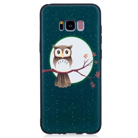 Samsung Galaxy S8 Plus Uggla Och Måne Owl Moon Grön