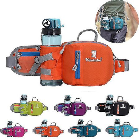 Juoksukassi Vyölaukku Ulkoilu Maraton Kuntosali Urheilu Fitness Juomapullokassi Vyötärölaukku