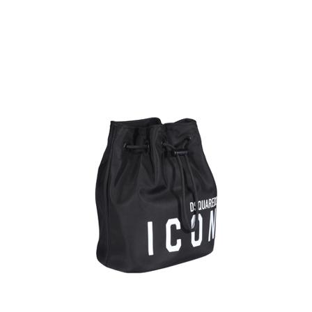 Dsquared2, Bucket Bags Zwart, Dames, Maat:ONE Size