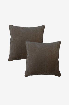 Redlunds - Eddie fodral 45x45 2-pakning - Brun - Pynteputer & putetrekk - 45X45 - Fra Homeroom