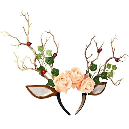 Kuolleiden päivän pääpanta-asu Ruusu Kukka Kruunu Halloween Kukka Pääpanta