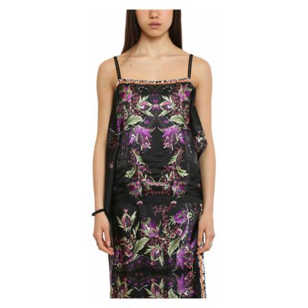 Just Cavalli China Flowers Top Sort, Dame