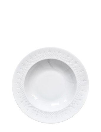 Frederik Bagger Crispy Porcelain Deep Plate - 1 Pcs - White - Ø 22.5 cm