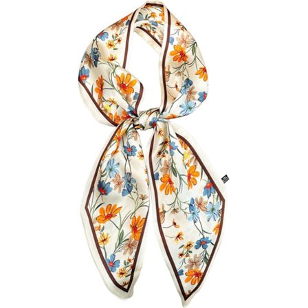 1. Mulperisilkkiä muistuttava huivi, naisten muoti, neliönmuotoinen kaula, satiinihuivit laukkuun, hiushuivit, lahja 150 * 15 cm