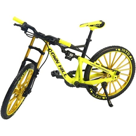 Mini Finger Cykel 1/10 Skala Finger Mountainbike Miniatyr Metall Leksak Samlarobjekt Cykelmodell Heminredning-FQ5-