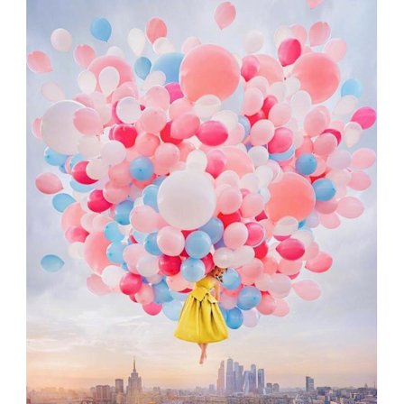 30x40cm 5D DIY Diamantmaleri Full,Ballonserie#B,DIY Diamant