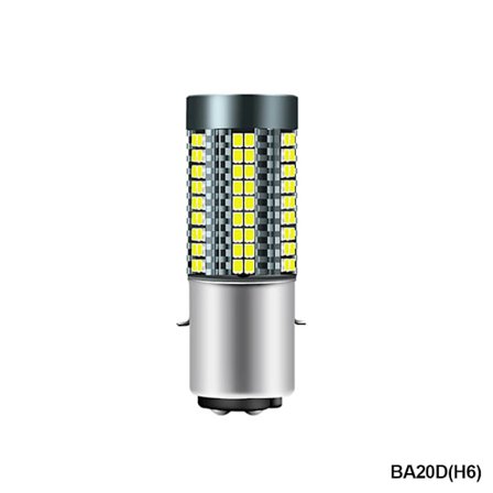 Moto Pære H4 H6 BA20D Motorcykel Forlygte 12V 6000K 126 stk. P15D Chips Led Lampe Bil Forlygte Pærer Lampada Hi Lo~05329