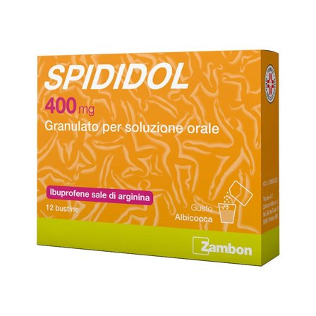 Spididol Granulato 12 Bustine 400mg Gusto Albicocca