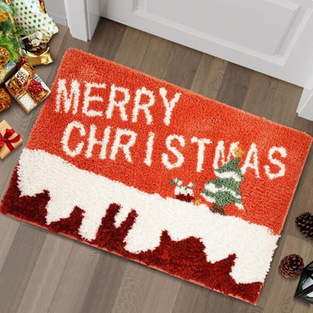 Julmatta Badrumsmatta Dörrmatta Jul Mjuk Matta Juldekoration 32 x 20 Tum