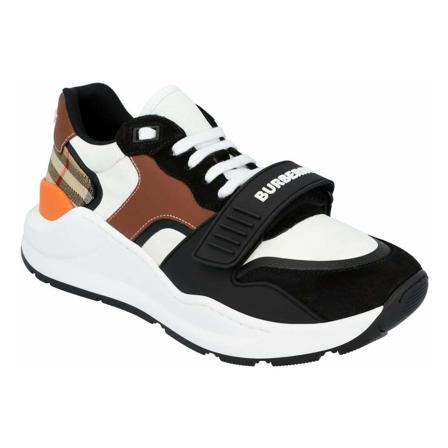 Burberry Vintage, Pre-owned Ramsey Sneakers Beige, Heren, Maat:41 EU
