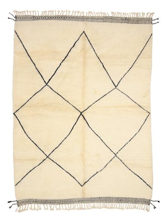Duży Berber Moroccan - Beni Ourain 240X330 Wełna, Dywan
