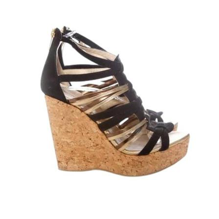 Jimmy Choo Pre-owned Pre-owned Leather Sandalen , Zwart , Dames , Maat: 39 EU