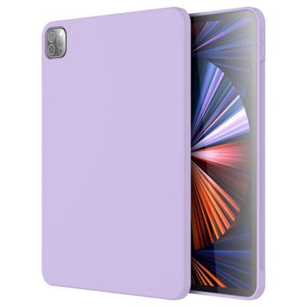 MUTURAL iPad Pro 12.9 (2021) / (2020) mikrokuituinen silikonisuojus - Violetti