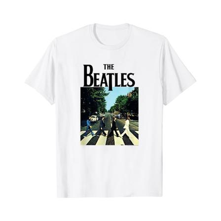 The Beatles Barn/Barn Abbey Road Logotyp T-shirt 7-8 År Wh White 7-8 Years