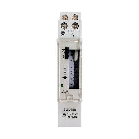 15 minuter Mekanisk timer 24 timmars programmerbar Din Rail Timer Timer-omkopplare Relämätning Analysinstrument