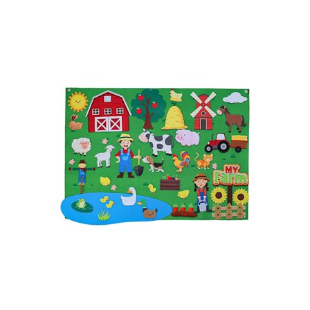 Bondegårdsdyr Filthistorie Tavle Sett Førskole Bondegård Tema Fortelling Flanell Fjøs Husdyr Tidlig Læring