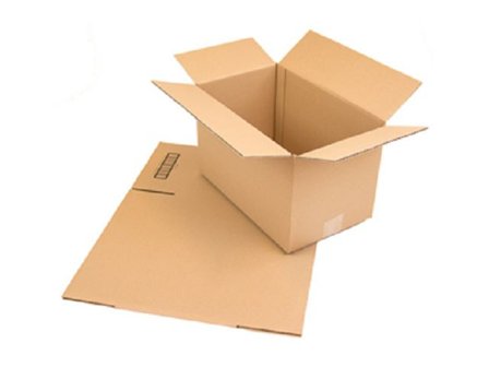 Boxon Wellpapplåda 585x385x520mm - Lyreco - Emballage och lagerutrustning - Lådor och well - Welllådor 1-lag - 370-500 mm