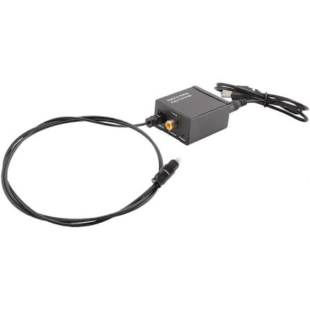 Digitaalinen optinen koaksiaali Toslink-signaali analogiseksi äänenmuuntimeksi SV